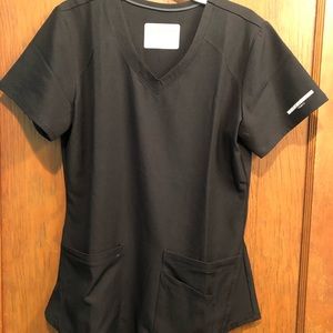 Black scrub top